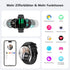 PulseX Herren Bluetooth Smartwatch mit Herzfrequenzmonitor Fitnessuhr
