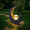 Noor LED Solar Mondsichel Gartenleuchte | Shiraki