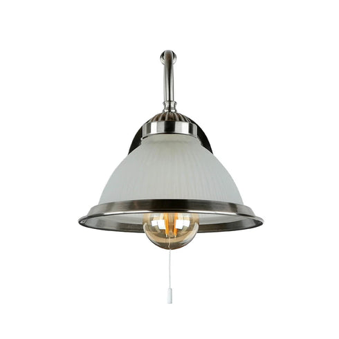 Sophie Wandleuchte E27 Silber Antik Jugendstil | Shiraki
