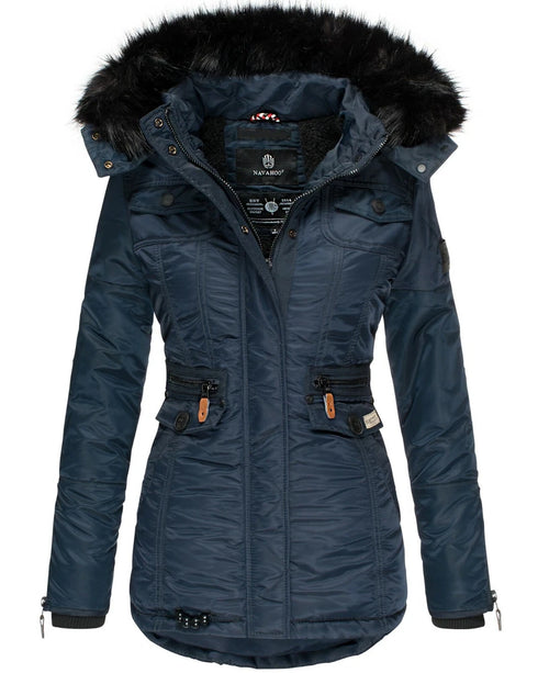 Damen Winterjacke Parka – wasserabweisend & warm gefüttert (Polyester)
