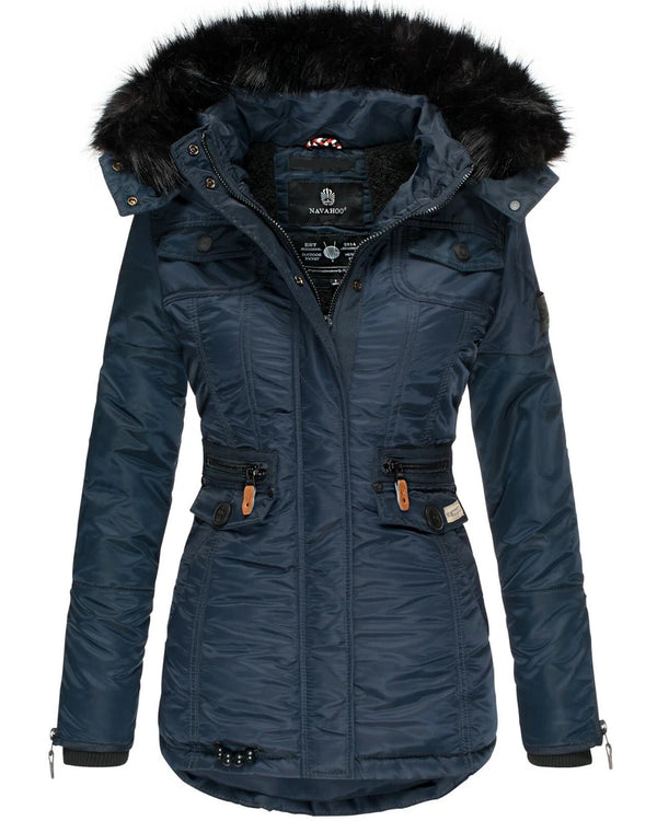 Damen Winterjacke Parka – wasserabweisend & warm gefüttert (Polyester)