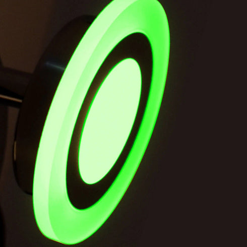 Lumi LED Deckenleuchte Chrom dimmbar RGB mit Fernbedienung | Shiraki