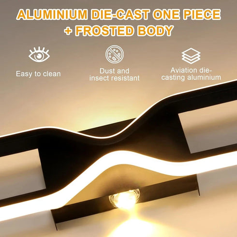 Sofia LED Wandleuchte 60cm Modernes Nachtlicht | Shiraki