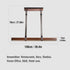 Viggo LED Pendelleuchte Holz Linear
