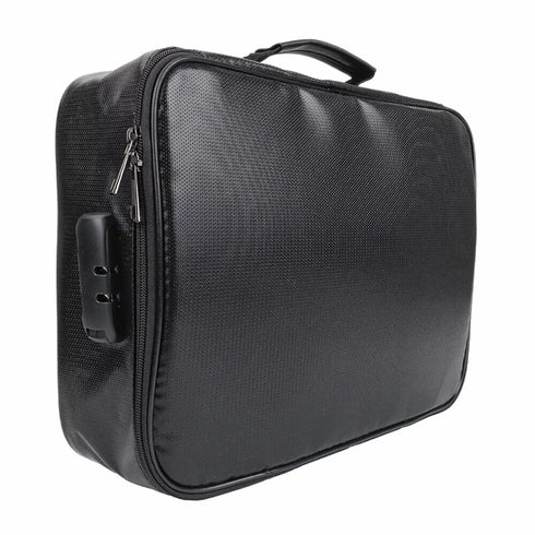 Kagami feuerfeste Dokumententasche mit Zahlenschloss – Wasserdichte Organizer-Box für wichtige Unterlagen (36 × 29,5 × 10 cm)