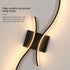 Elena LED Wandleuchte 80 cm 3000K modern 2er-Set | Shiraki