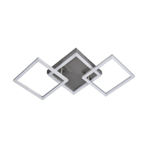 Kari LED Deckenleuchte Schwenkbare LED-Arme | Nickel-Matt | Shiraki