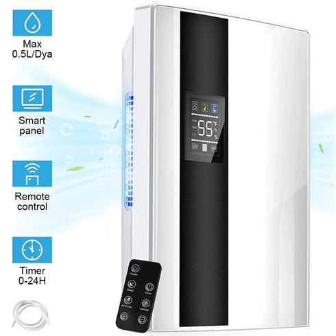 Elektrischer Luftentfeuchter 500ml/Tag Raumentfeuchter Halbleiter