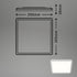 Celeste LED Panel Deckenleuchte 18W Quadratisch | Shiraki