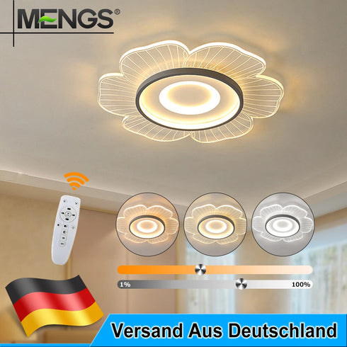 Helene LED Deckenleuchte 50 cm dimmbar blumenförmig | Shiraki