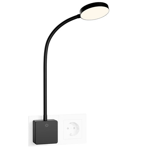 Amelie LED Wandleuchte mit Stecker Dimmbar Steckdosenleuchte | Shiraki