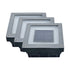 Sunniva Solar-Bodenleuchte 3er-Set Quadratisch | Shiraki