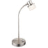 Eleni LED Tischleuchte Flexo Arm Nickel-matt warmweiß | Shiraki