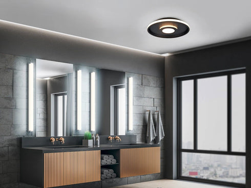 Signe LED Deckenleuchte Dimmbar Rund IP44 | Shiraki