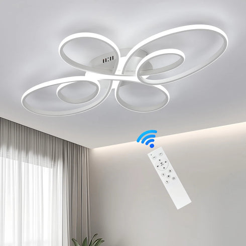 Freya LED Deckenleuchte 67W dimmbar mit Fernbedienung | Shiraki