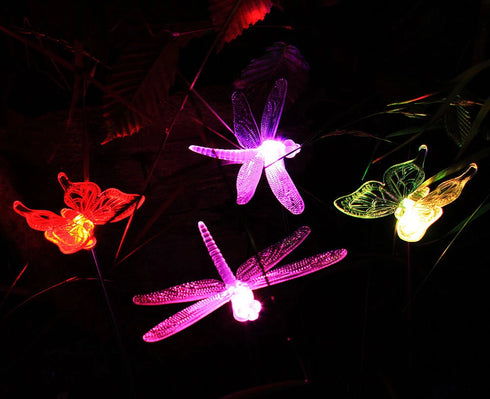 Thyra 8er Set Solar Erdspieß Deko LED Garten | Shiraki