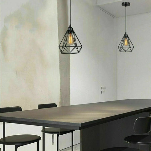 Björn Industrielle Retro-Metall Pendelleuchte