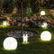 Luna Set mit 6 LED-Solar-Plug-in-Leuchten Gartenballleuchten | Shiraki