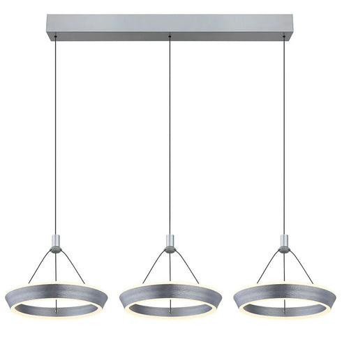 Sigrid LED Hängeleuchte Ringe höhenverstellbar H180 cm | Shiraki
