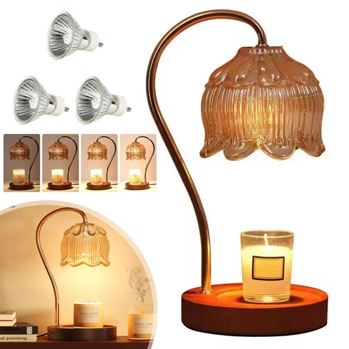 Freja Kerzenwärmer Lampe dimmbar mit Timer | Shiraki