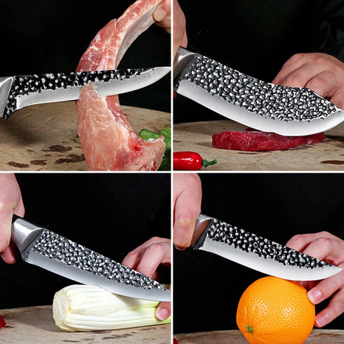 Akari 4-teiliges Profi-Küchenmesser-Set aus Edelstahl