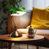 Thalia Bankerlampe Tischlampe Vintage E27 Retro Grün | Shiraki