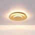 Alva LED Deckenleuchte rund Gold warmweiß | Shiraki