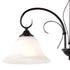 Signe Vintage Pendelleuchte 2-flammig Metall Glas | Shiraki