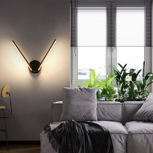 Lena LED Badezimmer Wandleuchte einstellbar warmweiß | Shiraki