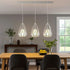 Arvid LED Pendelleuchte rund Glas & Metall | Shiraki
