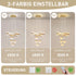 Alina LED Kristall-Kronleuchter dimmbar 80W Gold | Shiraki