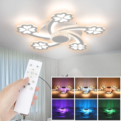 Liora RGB LED Deckenlampe Sternform | Shiraki