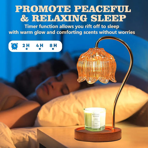 Freja Kerzenwärmer Lampe dimmbar mit Timer | Shiraki