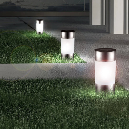 Luna Set mit 6 LED-Solar-Plug-in-Leuchten Gartenballleuchten | Shiraki