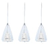Arvid LED Pendelleuchte rund Glas & Metall | Shiraki