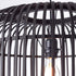 Woodrow Pendelleuchte – Bambus & Schwarz Ø45 cm
