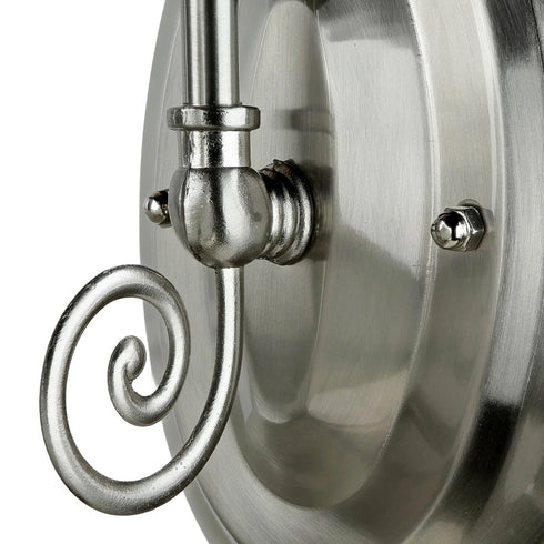 Sophie Wandleuchte E27 Silber Antik Jugendstil | Shiraki