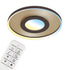 Nerina LED Deckenleuchte Rund Dimmbar Gold | Shiraki