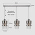 Astrid LED Pendelleuchte Zylindrisch E14 Aluminium