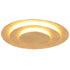 Alva LED Deckenleuchte rund Gold warmweiß | Shiraki