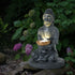 Ronja Solar Gartenlampe Buddha LED 28cm | Shiraki