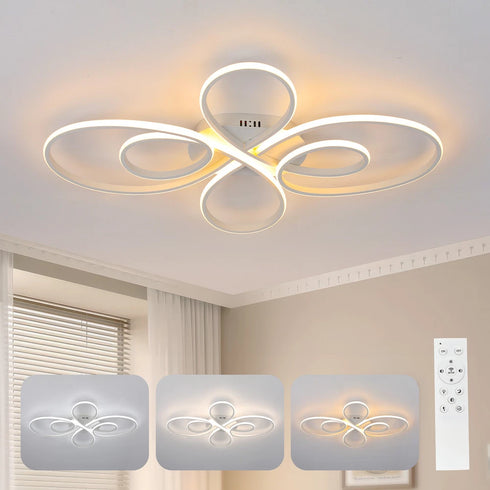 Freya LED Deckenleuchte 67W dimmbar mit Fernbedienung | Shiraki