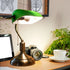 Thalia Bankerlampe Tischlampe Vintage E27 Retro Grün | Shiraki