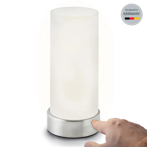 Freja Touch Tischleuchte E14 Nachttischlampe Zylinder | Shiraki