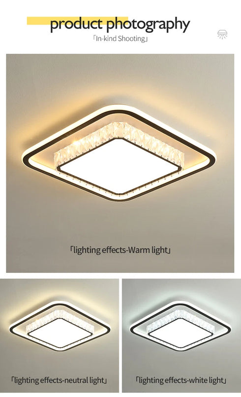 Viola LED Deckenleuchte dimmbar 57W mit Fernbedienung | Shiraki