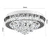 Elsa LED Deckenleuchte rund 36 W Kristall silber | Shiraki