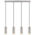 Astrid 4 flammig LED Pendelleuchte Kupfer Ø38 cm Hängelampe