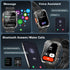 LifePulse Smartwatch Herren Militär mit Telefonfunktion Blutdruckmessung