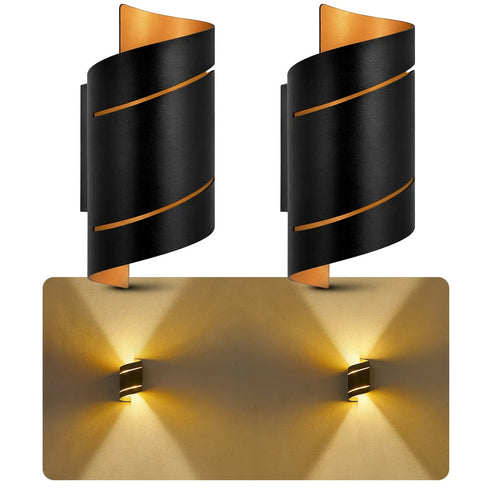 Sunniva LED-Wandleuchte 2er-Set auf und ab G9-Aluminium | Shiraki