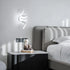Clara LED Wandleuchte Spirale Aluminium Weiß | Shiraki